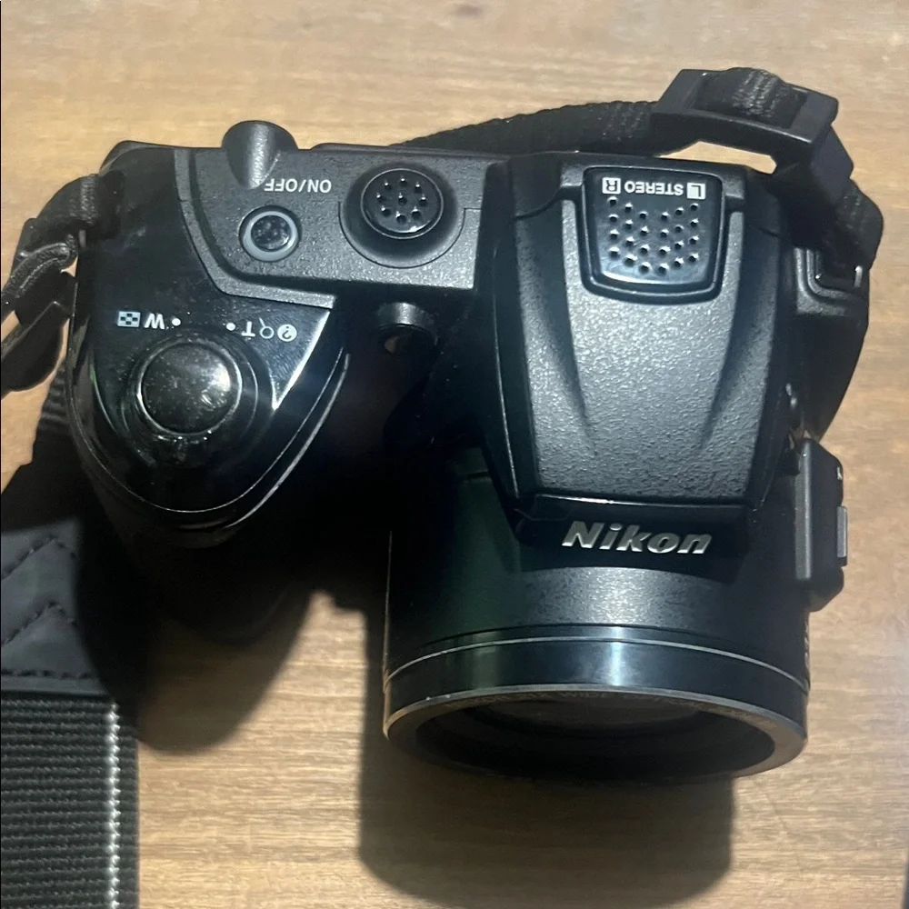 Nikon Black Digital Camera with Wide Optical Zoom